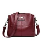 Bolsa Couro Bally Vermelho Vinho