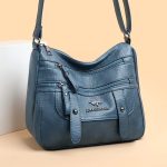 Bolsa Couro Gentle Azul