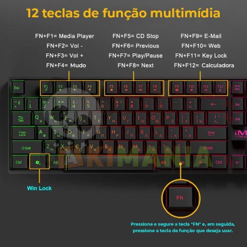 Teclado Gamer Ilumidado - iTec™