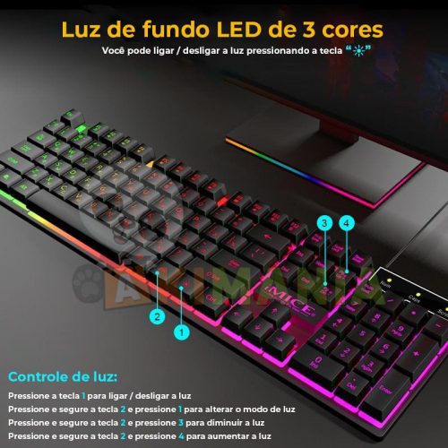 Teclado Gamer Ilumidado - iTec™