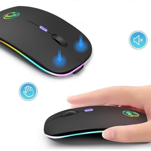 Mouse Recarregável Wireless com RGB – iMouse