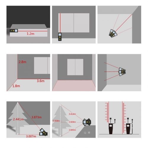 Trena a Laser com Display Profissional