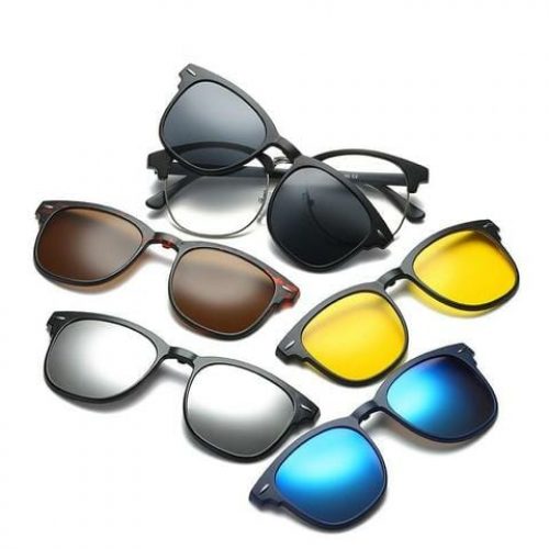 Óculos de Clip Magnético 5 Lentes - Polarized Original™